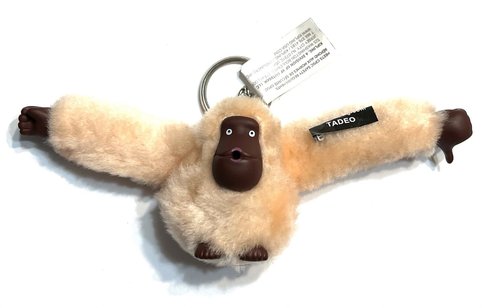 NWOT 3 (three) KIPLING 2” Monkey Key Chain Ring Bag Charm Fob (108)