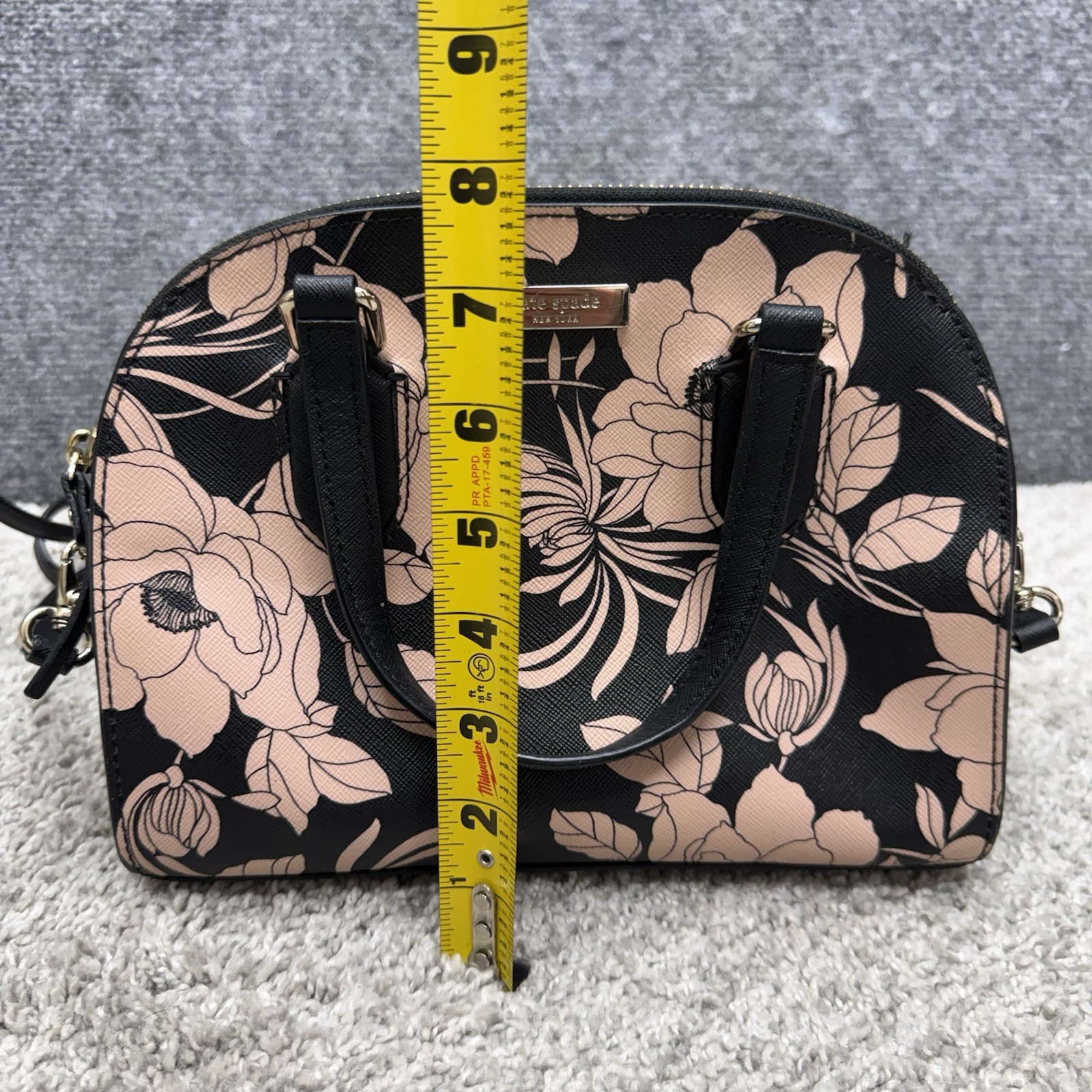 KATE SPADE Mini Reiley Laurel Way Gardenia Satchel Crossbody Bag purse