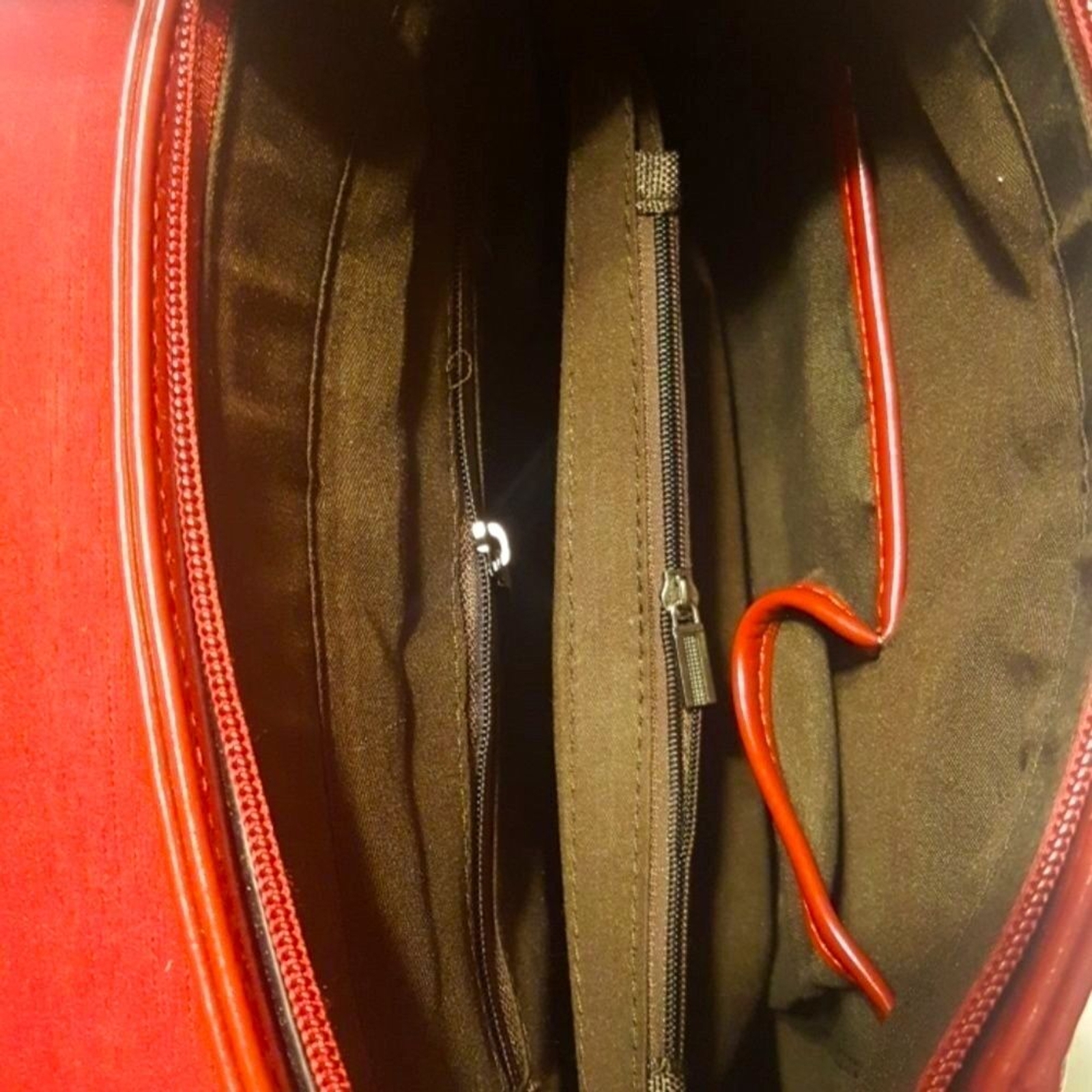 Vibrant Red Structured Women’s Backpack