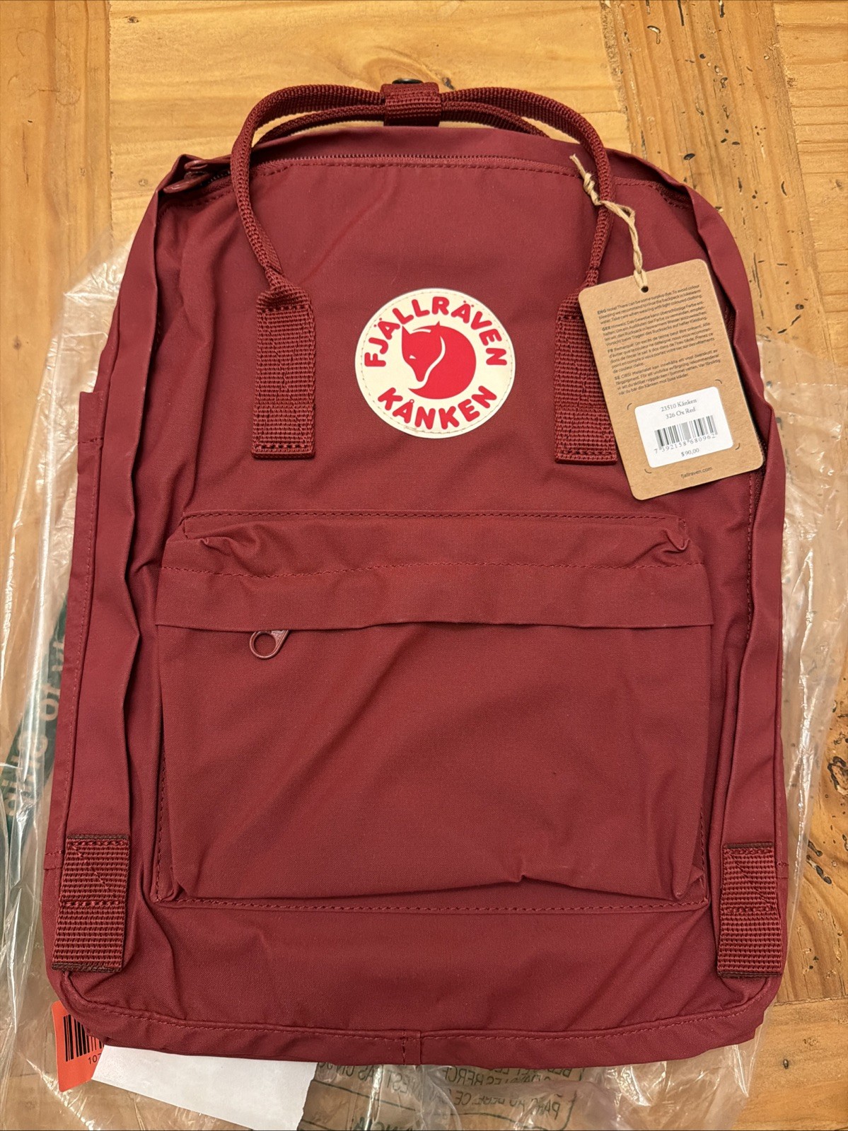 FJALLRAVEN KANKEN Backpack 23510 Ox Red Daypack Bag Original Unisex