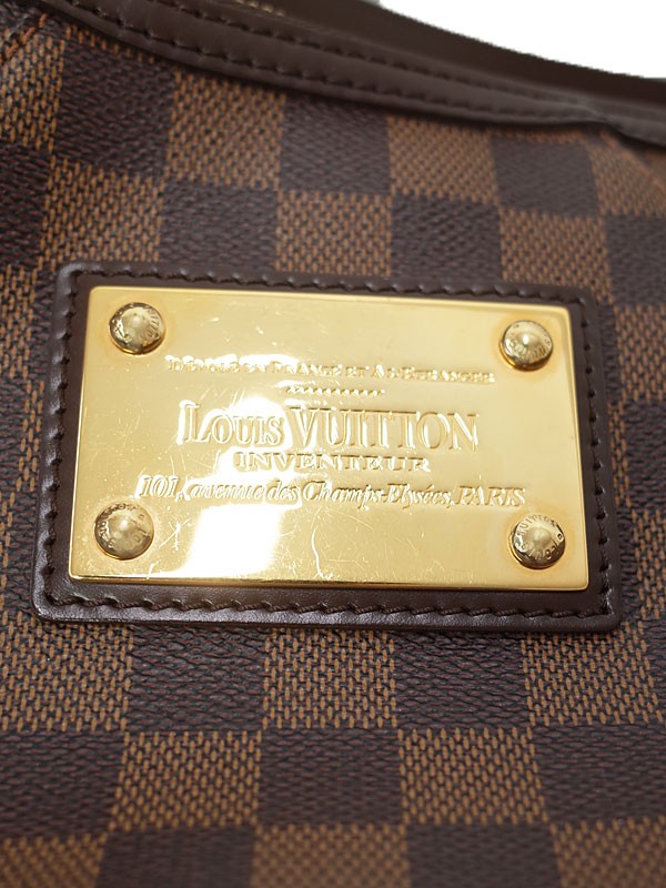 Louis Vuitton Damier Ebene Brown Thames Semi Shoulder Bag