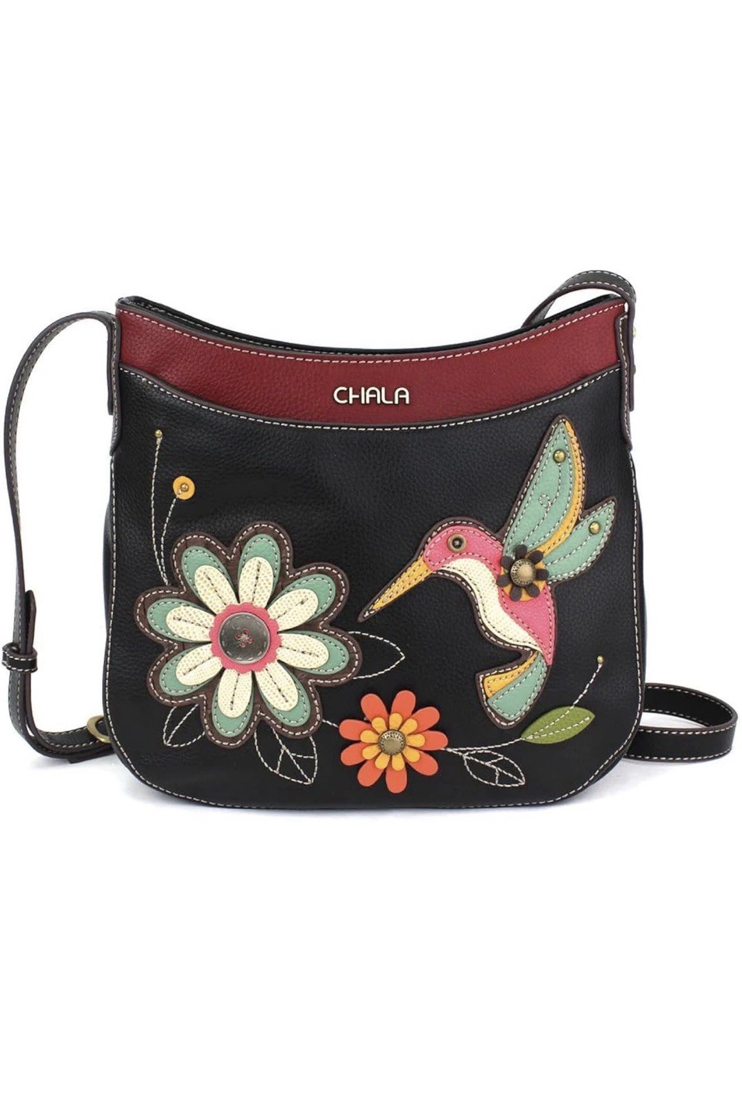 Chala Crescent Crossbody Purse Shoulder Bag Adjustable Strap 10 x 10.5 x 3″ NWT