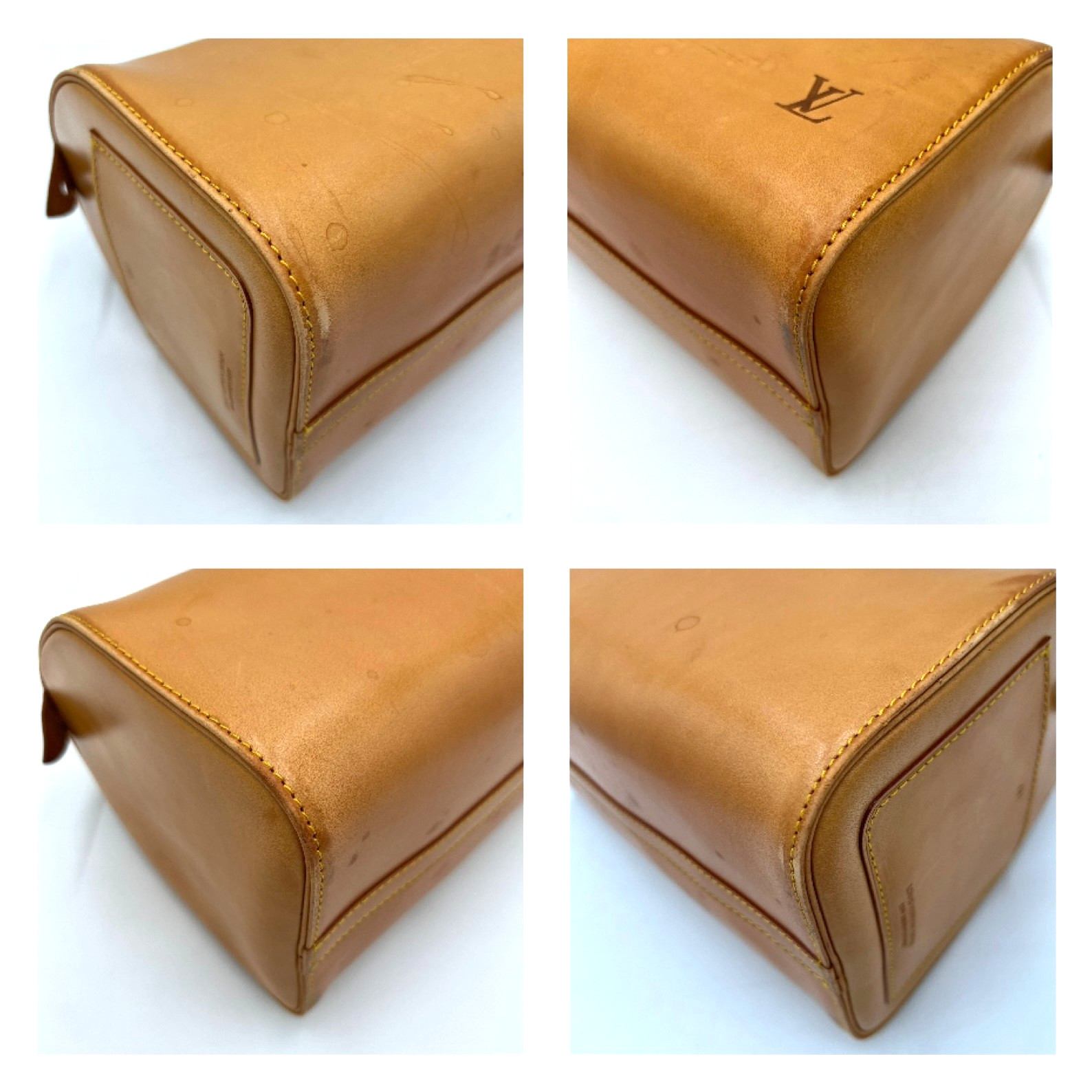 LOUIS VUITTON Speedy 30 Nomad Leather 15th Anniversary Handbag M85392 Auth Used