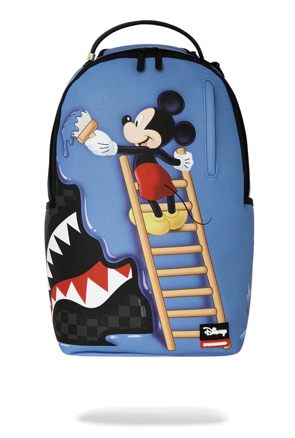 Sprayground x Disney Mickey Mouse Paint Shark Backpack Bookbag Large School Bag