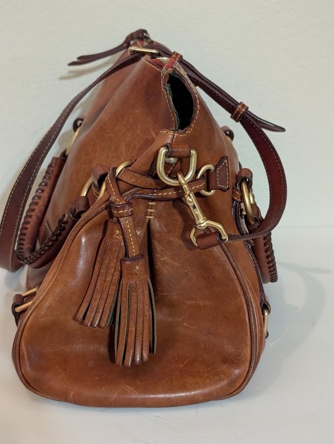 Dooney & Bourke Florentine Satchel – Chestnut Leather