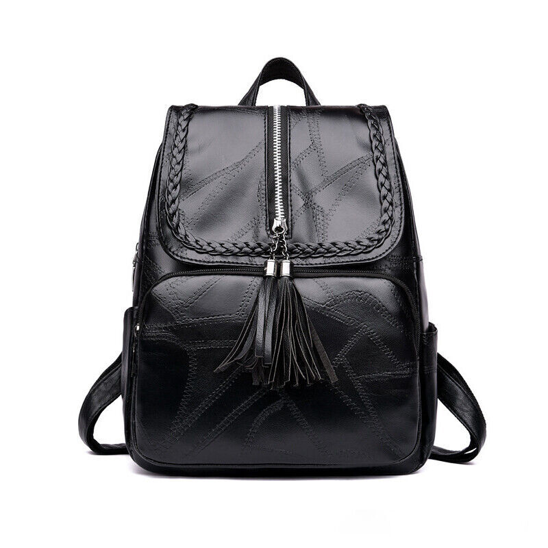 Womens Girls Leather Backpack Shoulder School Tote Satchel HandBags Travel US