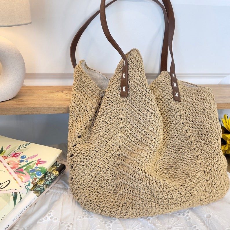 Ladies Handmade Shoulder Bag – Stylish Fashion Purse Tote Bag for Women