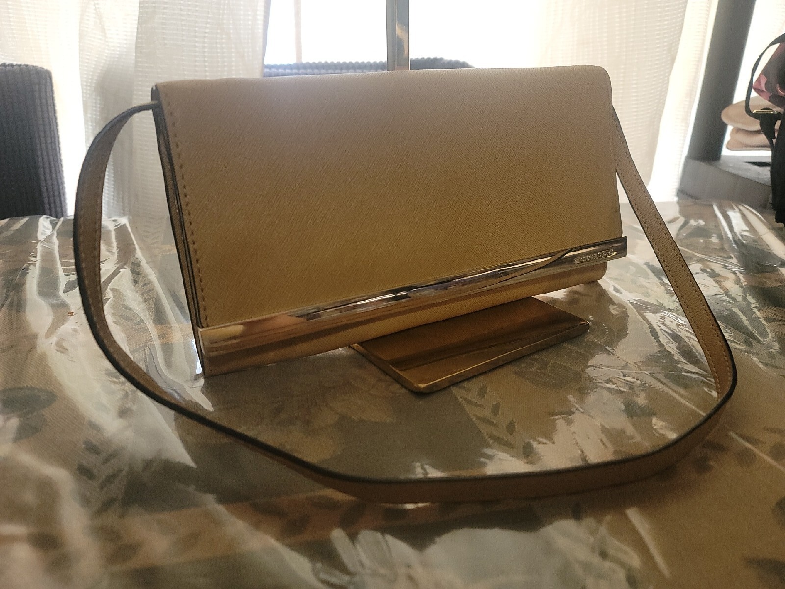 Michael Kors Leather Clutch Shoulder Bag Purse -see descriptions