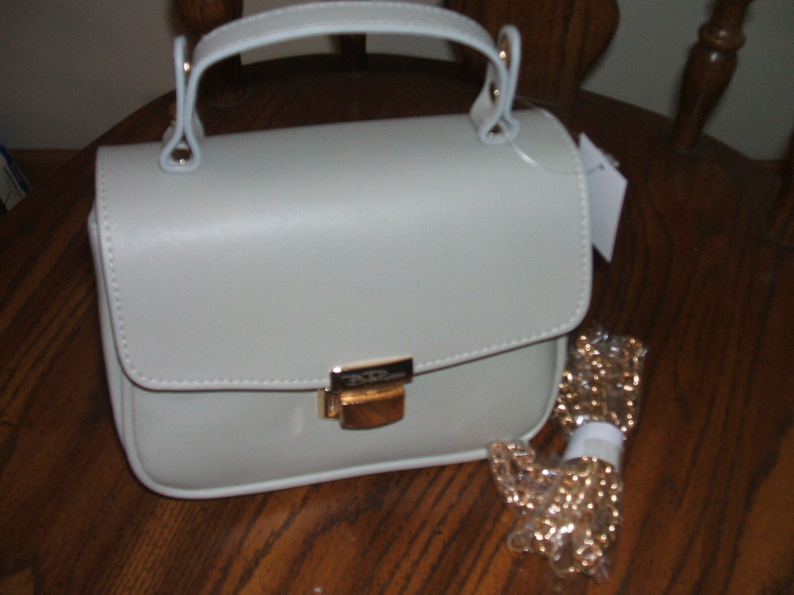 Women’s Bella Russo Medium purse/Handbag – light gray Brand new with tags