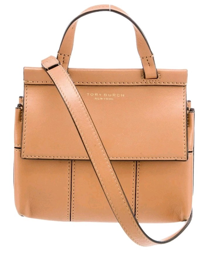 Tory Burch Top Handle Bag/Smooth Calf Skin Leather