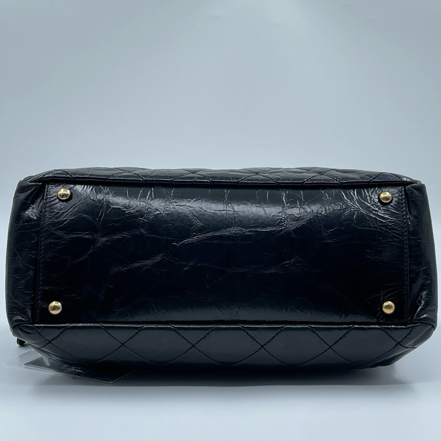 Chanel Tote Leather 2.55 Reissue Calfskin Chain Black Shoulder Bag 032306