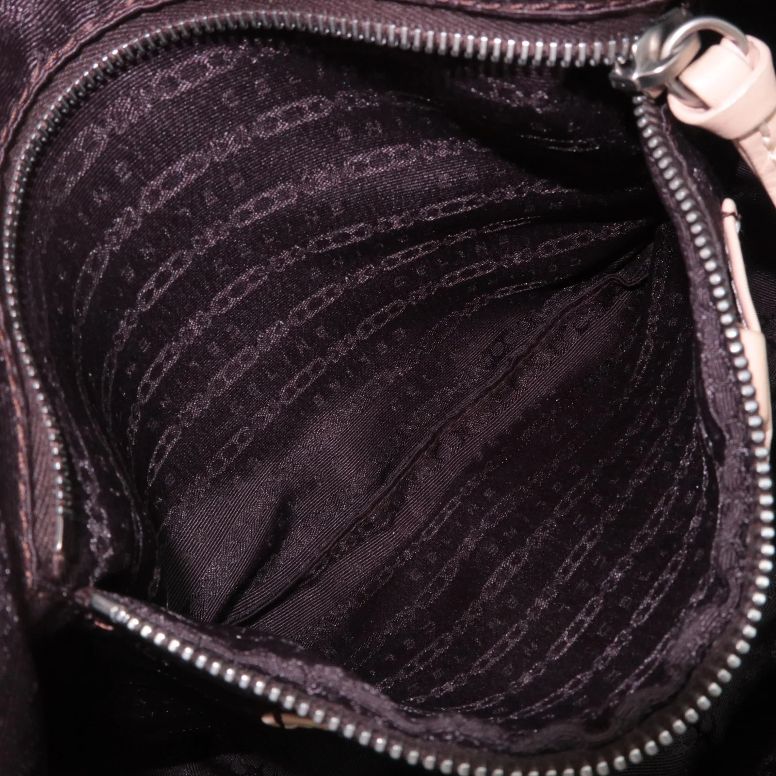CELINE Bittersweet Leather Shoulder Bag Pink Beige Authentic