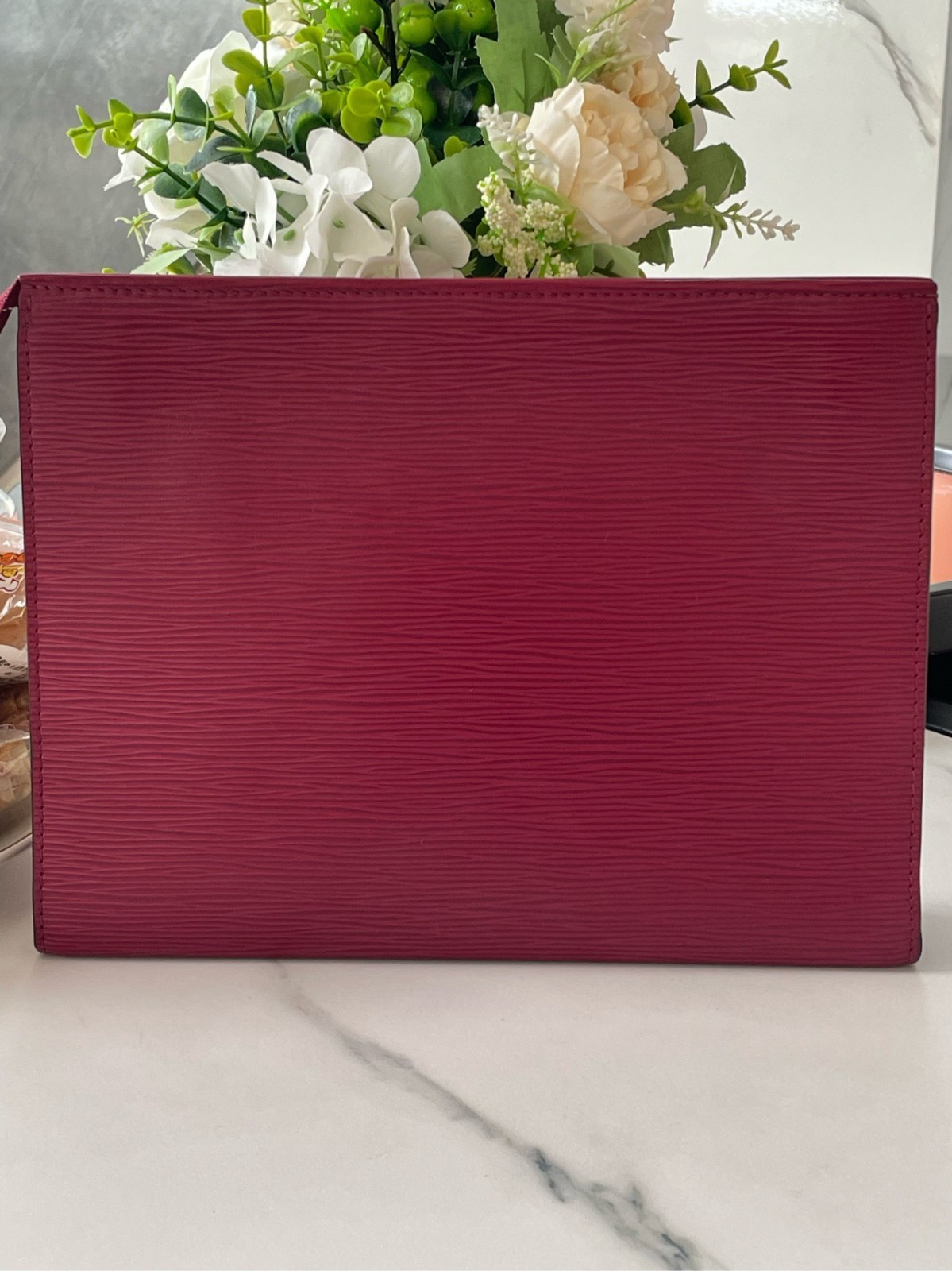 Louis Vuitton Epi Leather Clutch Bag, （26.0×20.0×5.0） cm