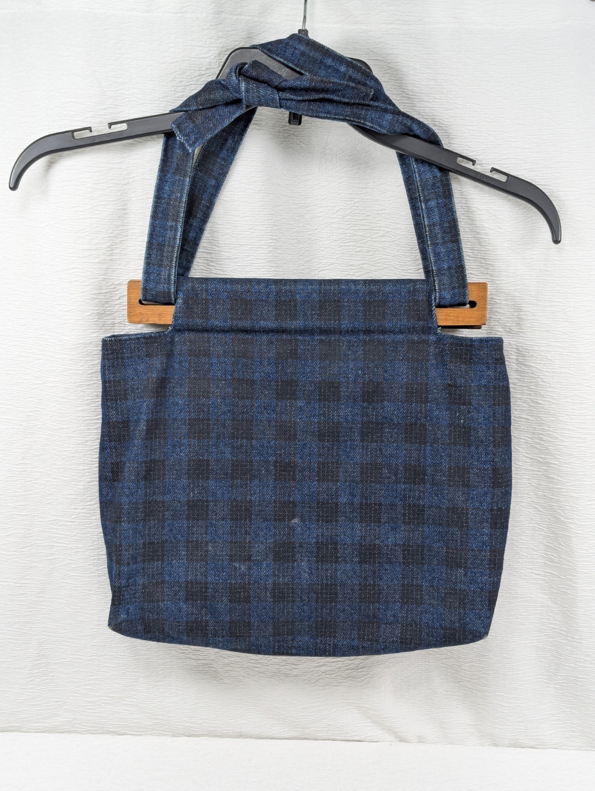 Unique Denim & Wood Purse Shoulder Bag – Real Purses