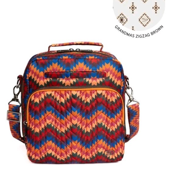 Lug x Mary D Collection Ranger Bag in Bargello Mountains Multi