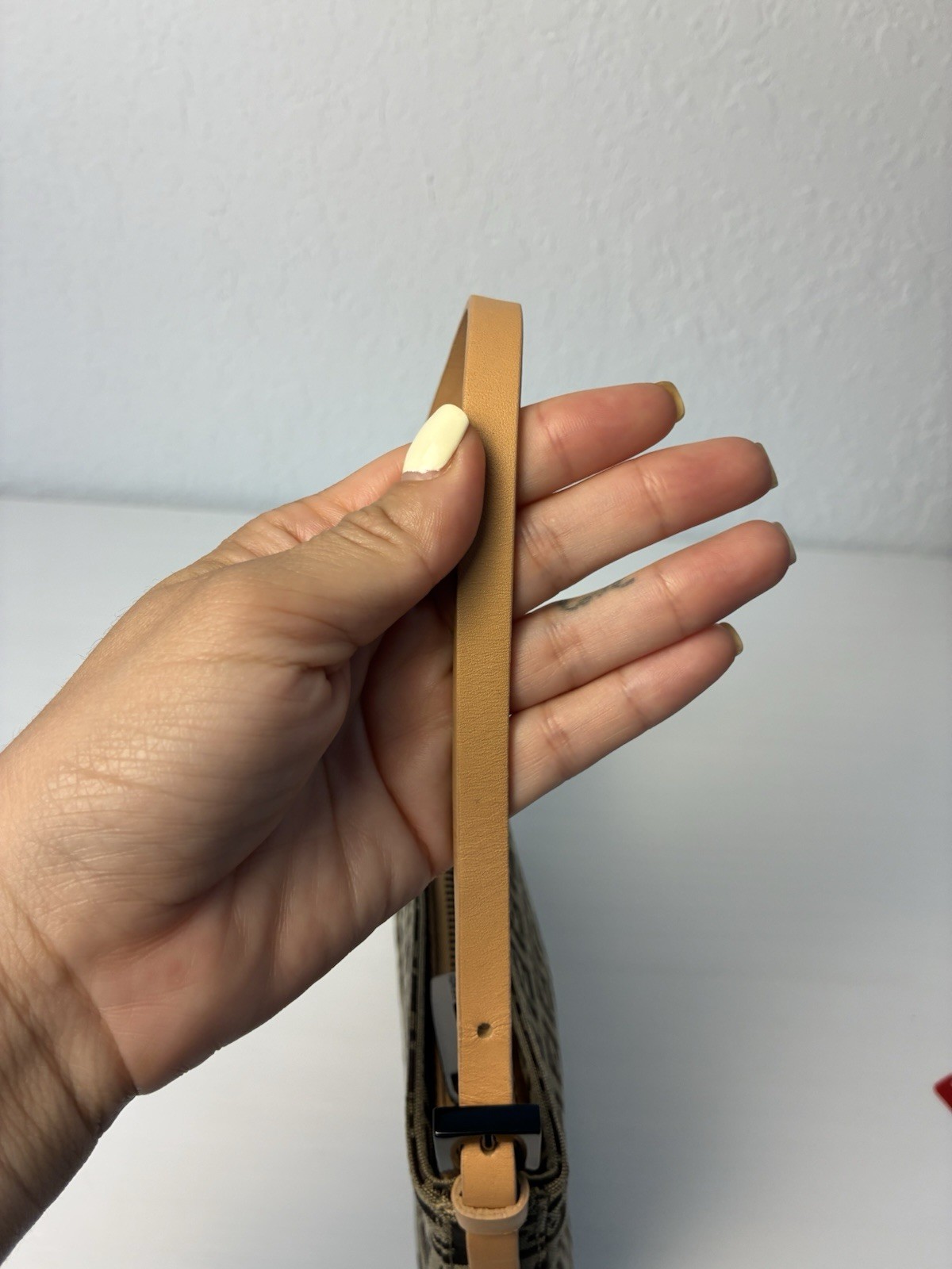 Fendi Zucchino Mini Baguette