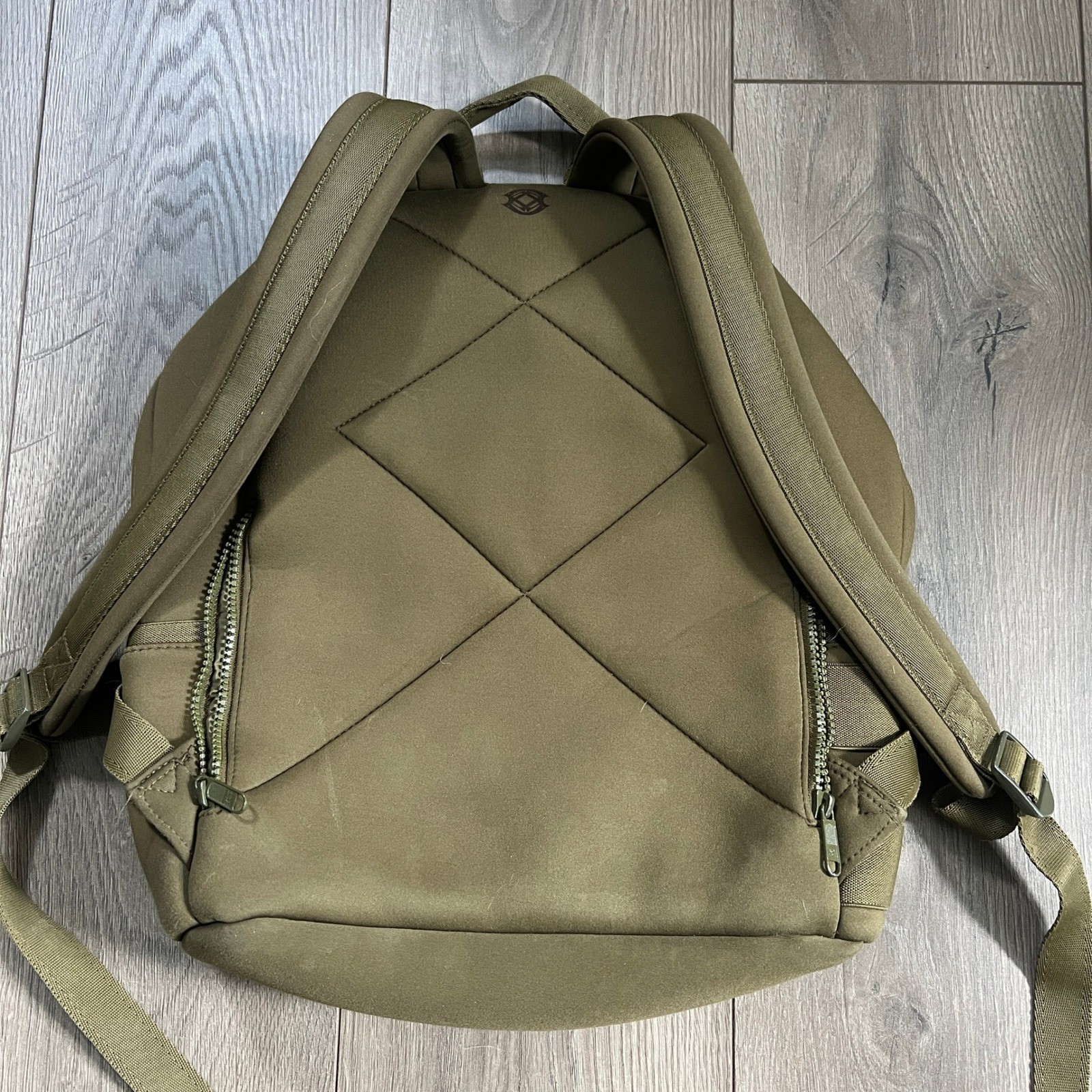 Dagne Dover Dakota Neoprene Backpack Olive Green Medium
