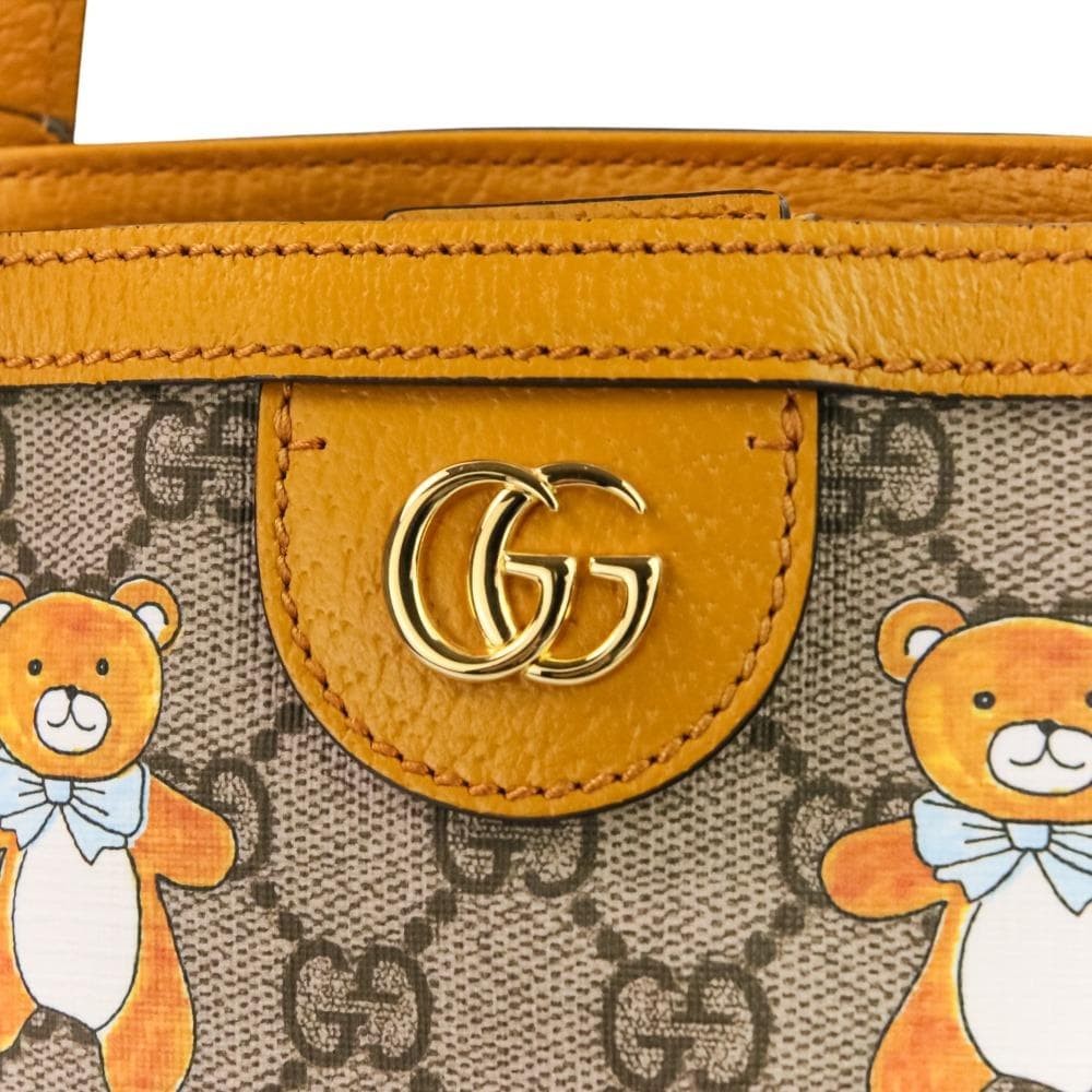 GUCCI EXO KAI Collaboration GG Supreme Teddy Bear Bag Excellent Condition Gift P