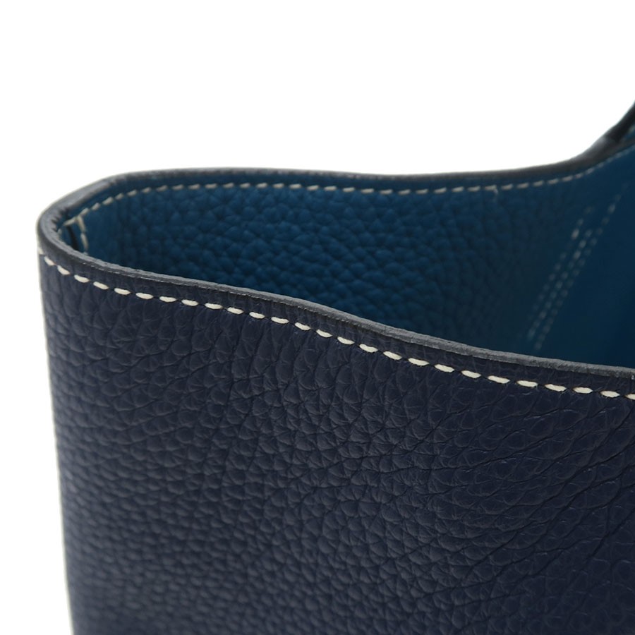 Hermes Double Sens 36 Taurillon Clemence Blue Tote Bag 2013 #SAB14955