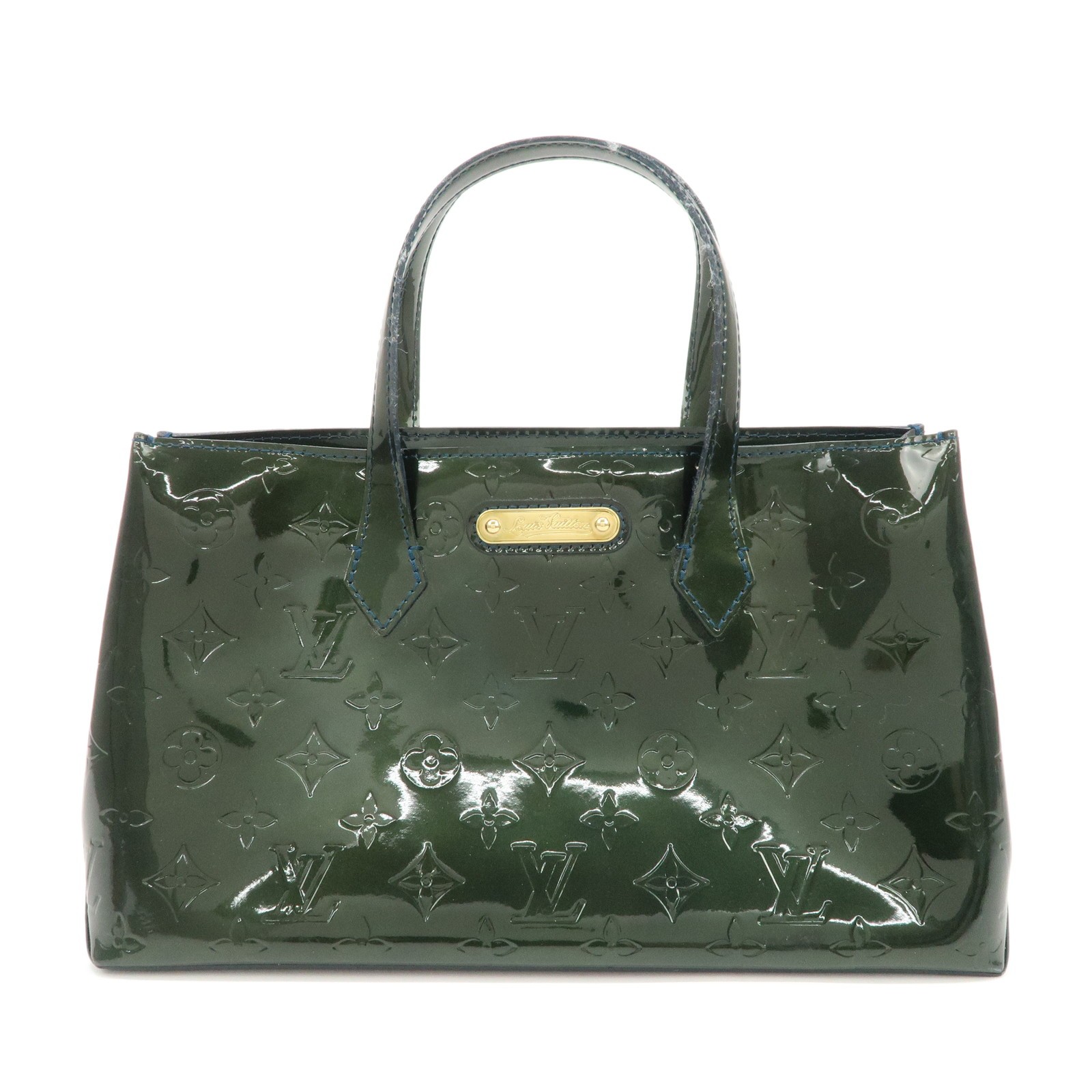 Louis Vuitton Monogram Vernis Vernis Leather Bleu Nuit M93684 Authentic Used