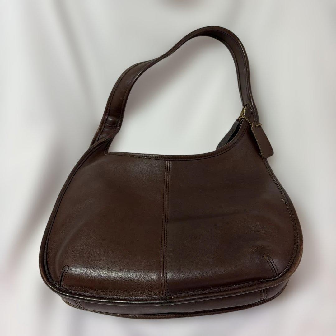 Vintage COACH Ergo 9025 Brown Leather Hobo Shoulder Bag Glove Tanned Costa Rica