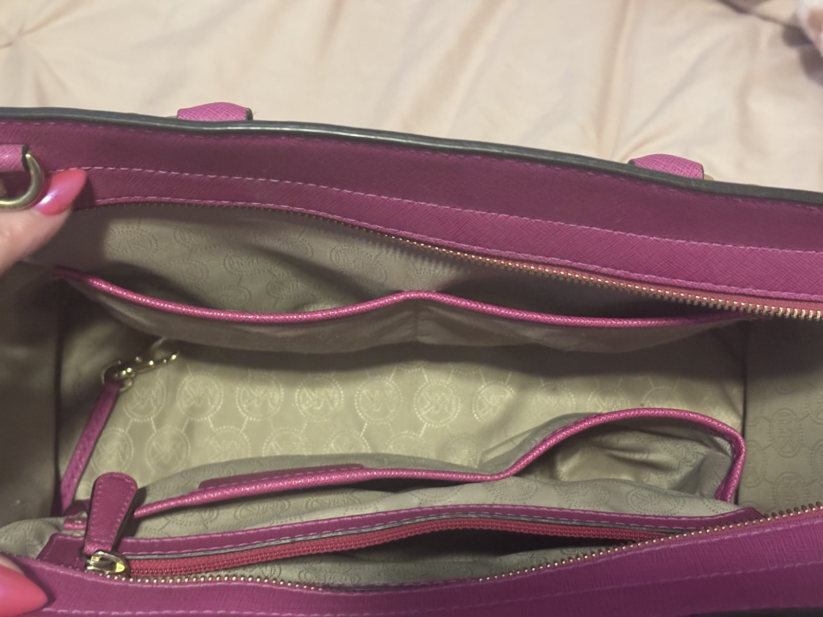 Michael Kors Hot Pink Selma