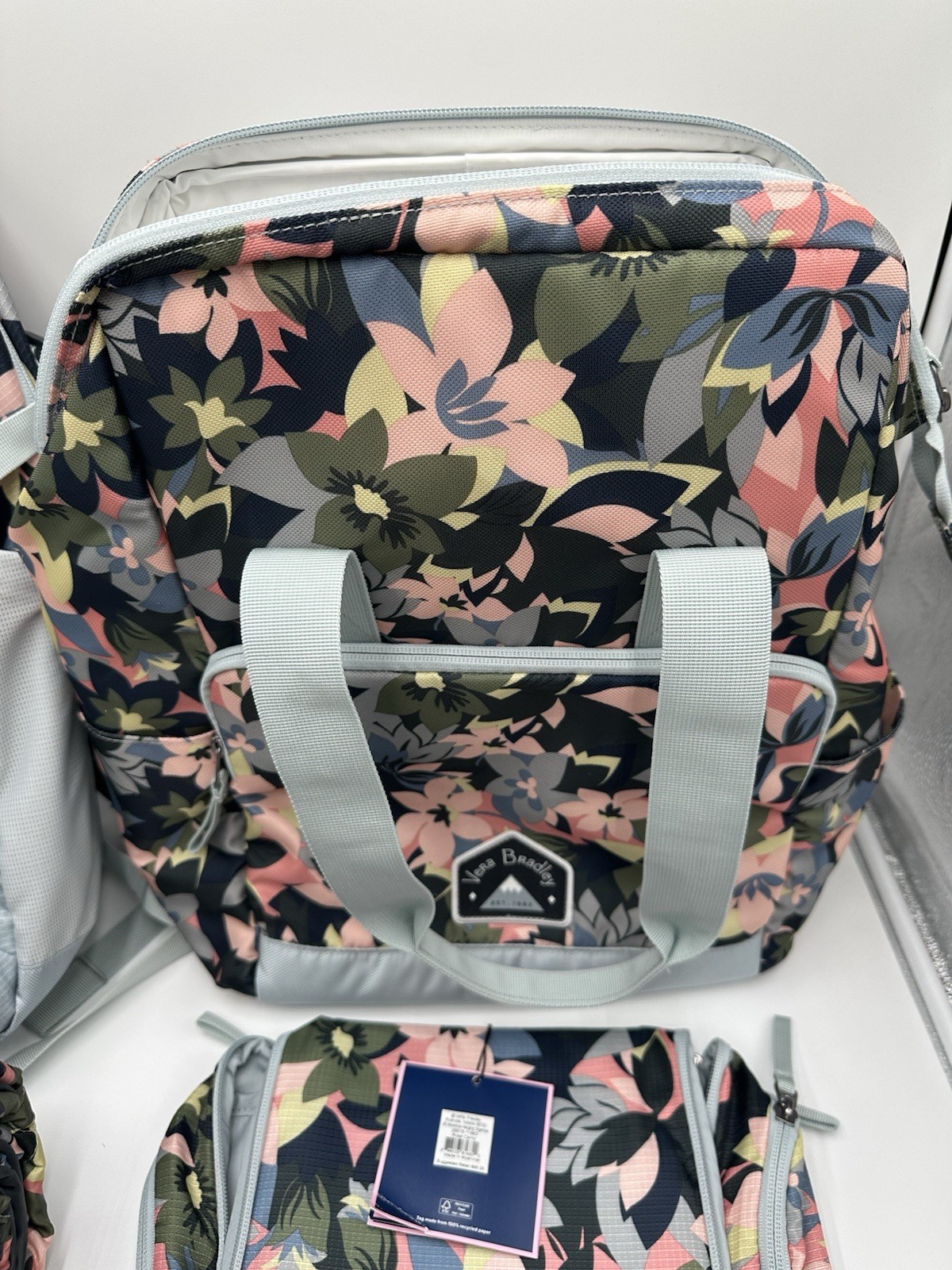 VERA BRADLEY Rosa Camo Travel Pack Collection, Five-Pieces, NWOT