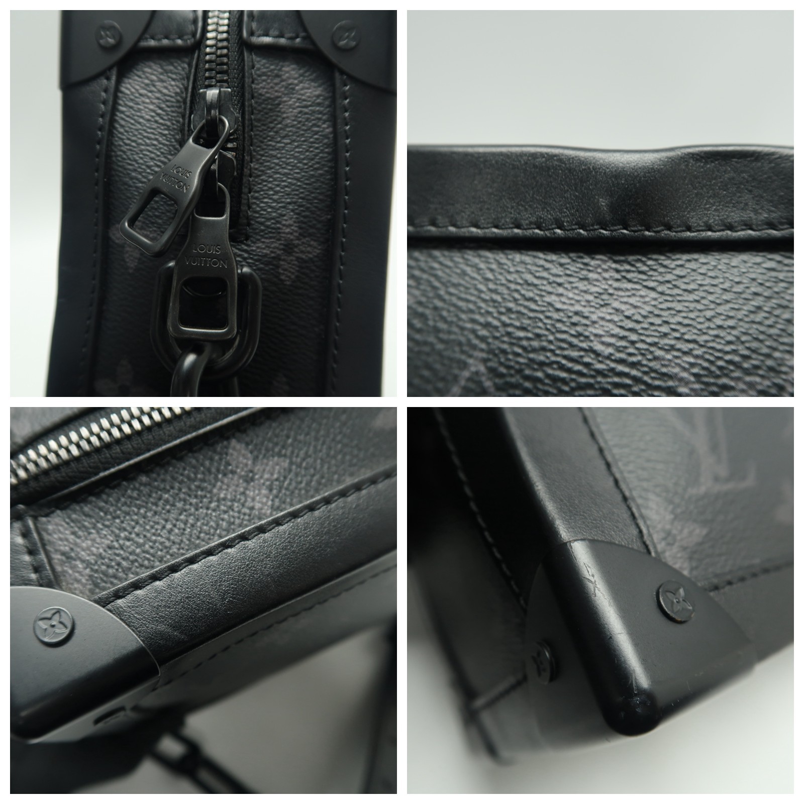 Louis Vuitton Soft Trunk Black Monogram Canvas Shoulder Bag T_JM0000166146
