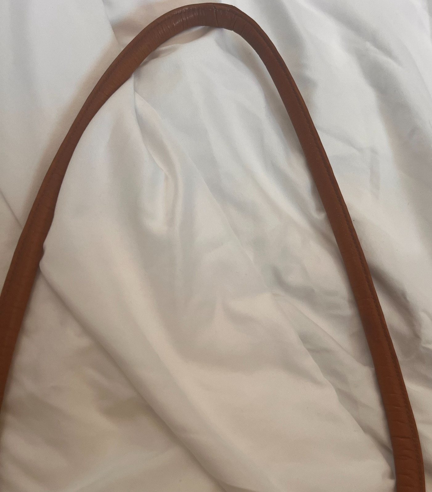 Vintage FRYE Cognac Brown Leather Crossbody asymetrical shoulder Bag