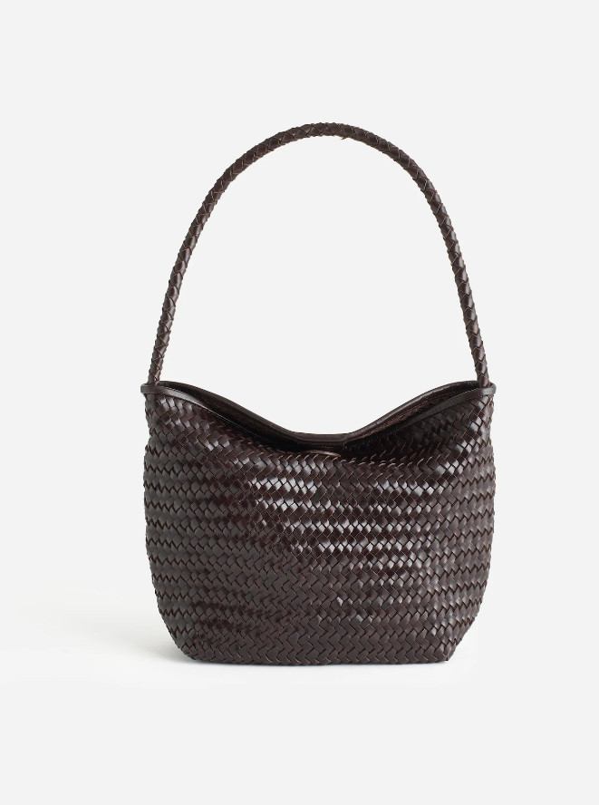 Madewell The Signature Woven Shoulder Bag, coffee bean