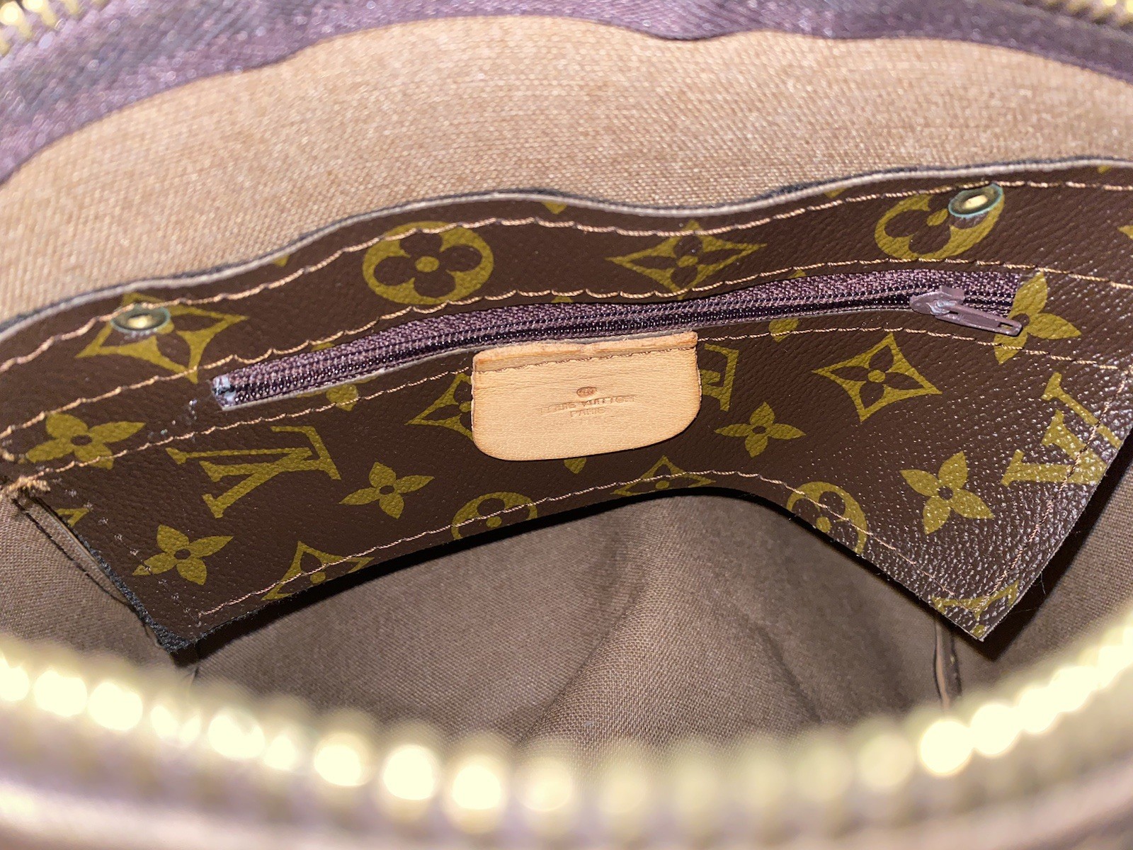 Louis Vuitton Vintage Satchel; very good condition but needs TLC