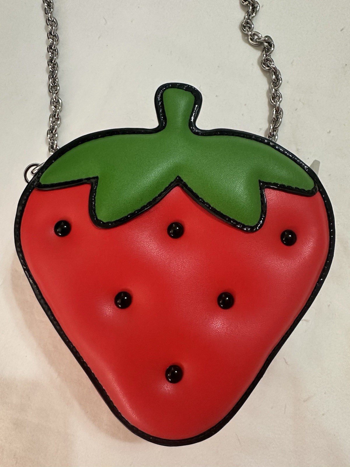 HELLO KITTY X KATE SPADE 3D STRAWBERRY CROSSBODY NOVELTY BAG LEATHER COLLAB NWT