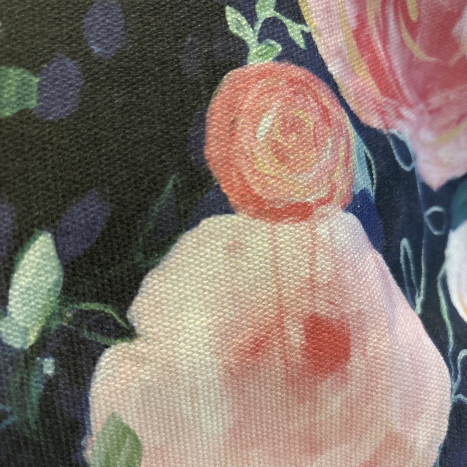Ppd Rosetta ”In Tote”, Carrie Schmidt Design, 12“ X 6.75“ X 4.75“