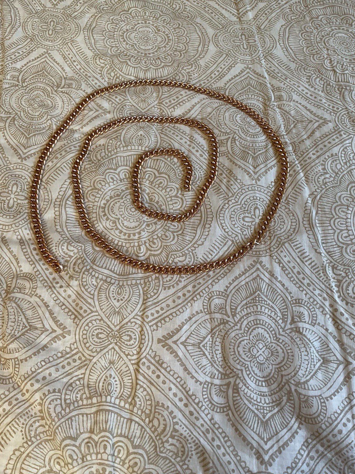 Antique Gold color tone Chain Strap for Handbag or purse. 68”L x 110mmW