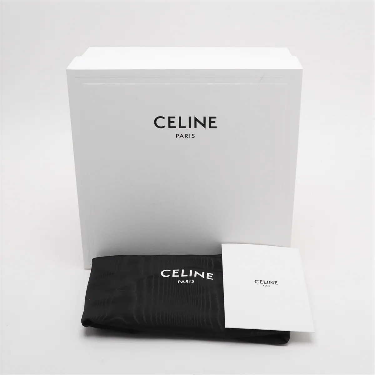Celine Luggage Nano shopper Leather 2 Way Handbag Greige