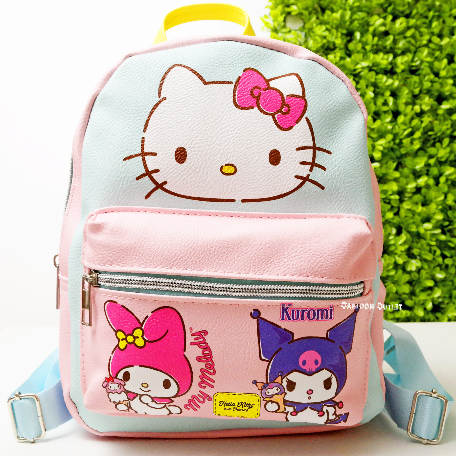 Hello Kitty Kuromi My Melody Mini Backpack 10″ Purse Lady Carry All Travel Bag