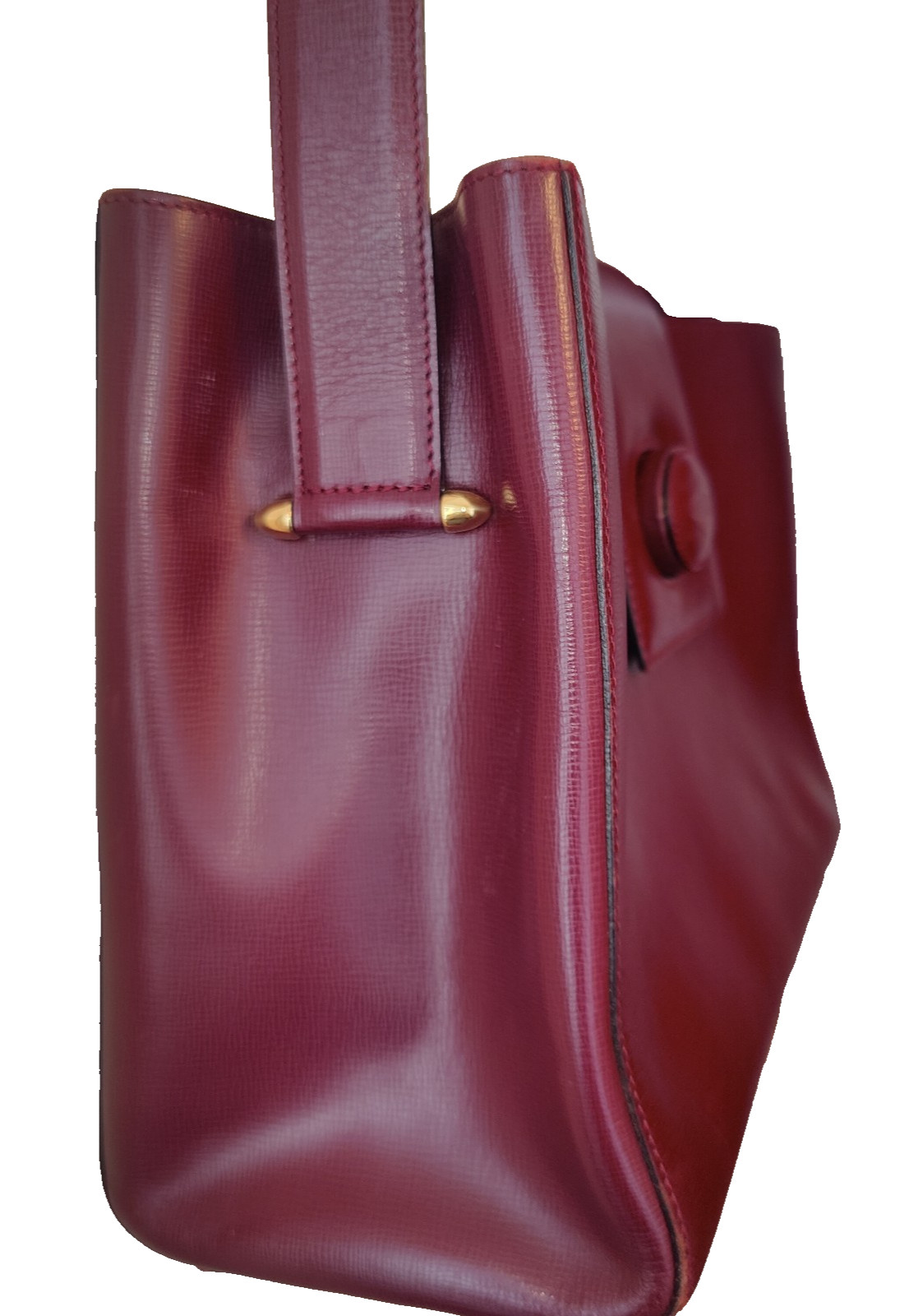 CARTIER Must de Cartier Shoulder/Crossbody Bag Bordeaux Authentic VTG