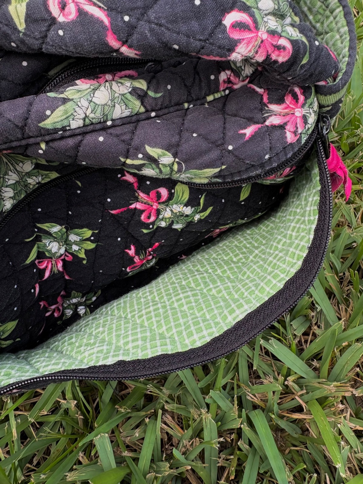 Vintage Coquette Cottagecore Vera Bradley New Hope Carryall Bag Retired Print