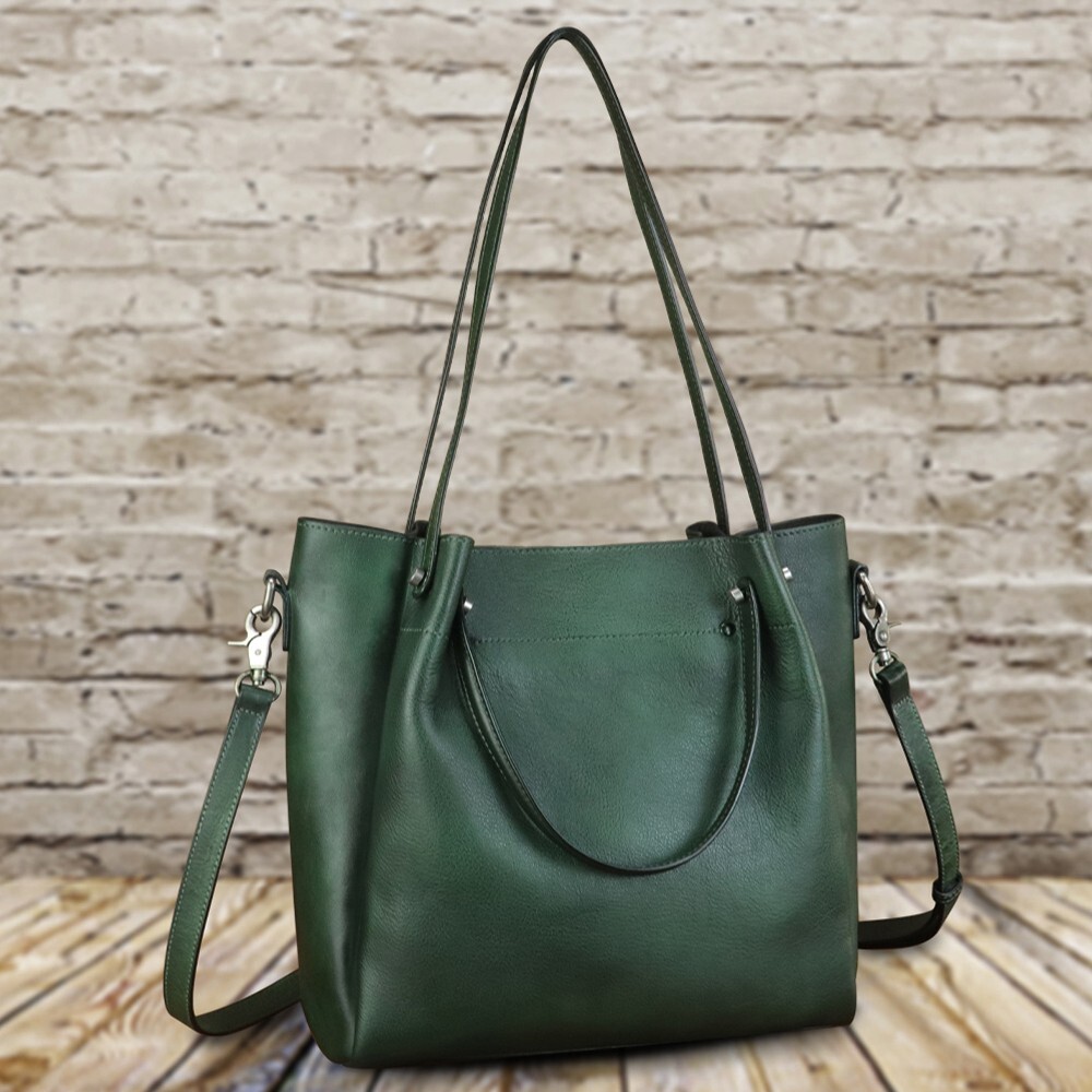 Genuine Leather Handbags for Women Satchel Purses Vintage Handmade Shoulder Bag