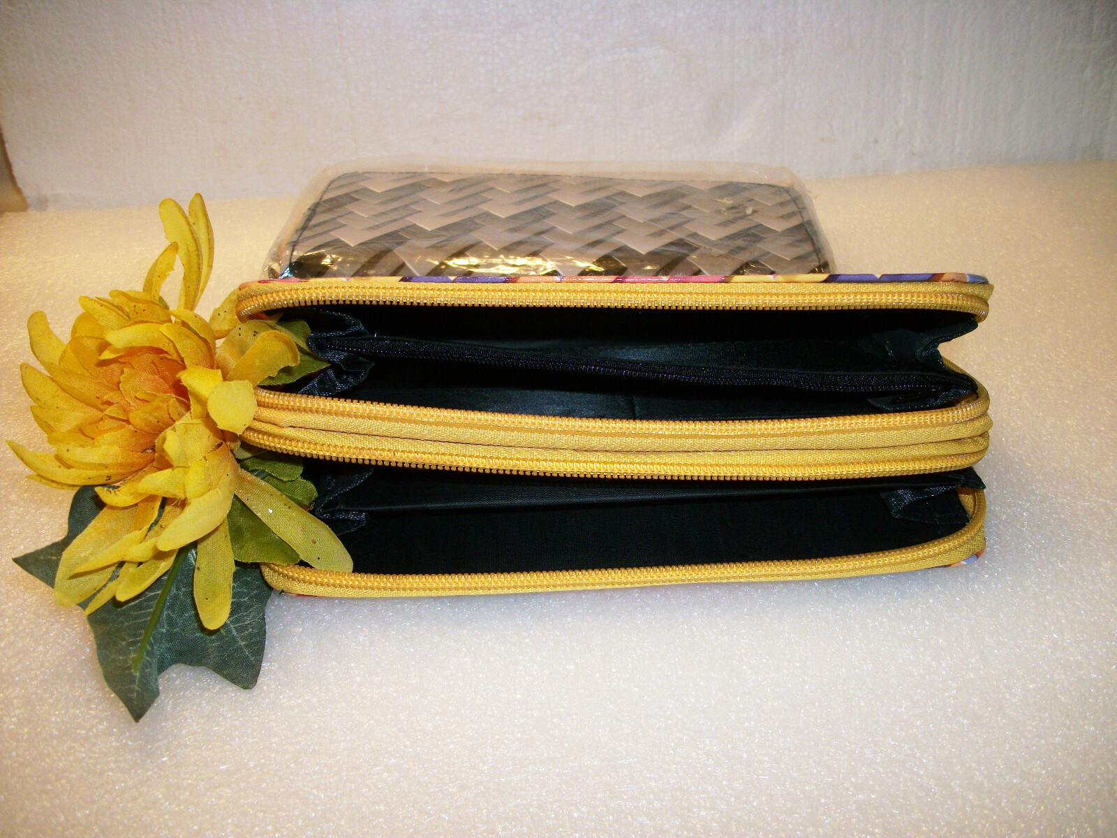 Lot of 2 Double Zipper Wallet – Clutch Bags 7 1/2″L x 3 3/4″H NWOT