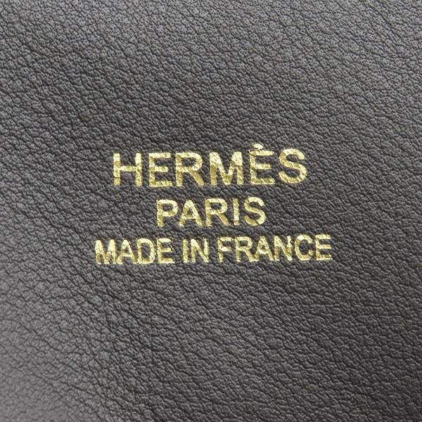 HERMES Tote Bag Doble Sense 28 Sikkim Black x Blue Nuit x Etoupe x Colver