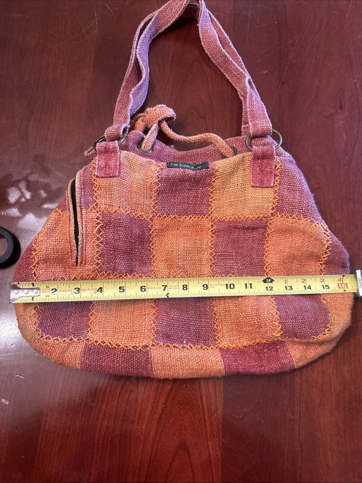 Earth Divas Fair Trade Women Bag Earthy Fade Patchwork Boho Hippie Shoulder Tote