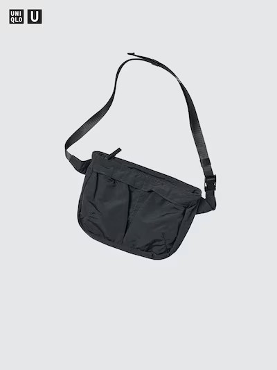 Uniqlo Packable Pocket Crossbody Bag Black