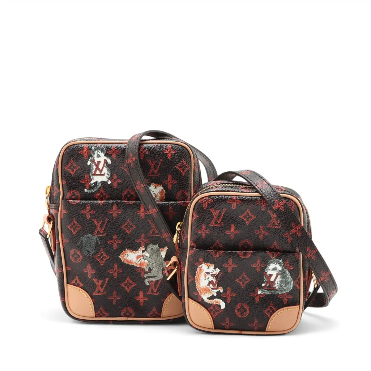 Louis Vuitton Catogram Paname Set M44399 Brown There was an RFID response