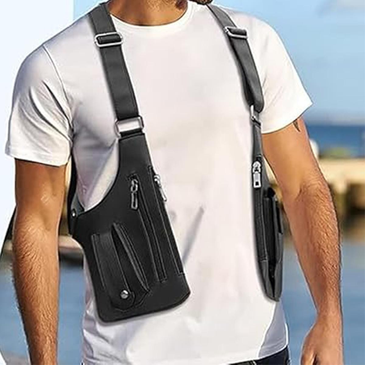 Multi Use Oxford Fabric Shoulder Bag for Hiking Cycling and Travel