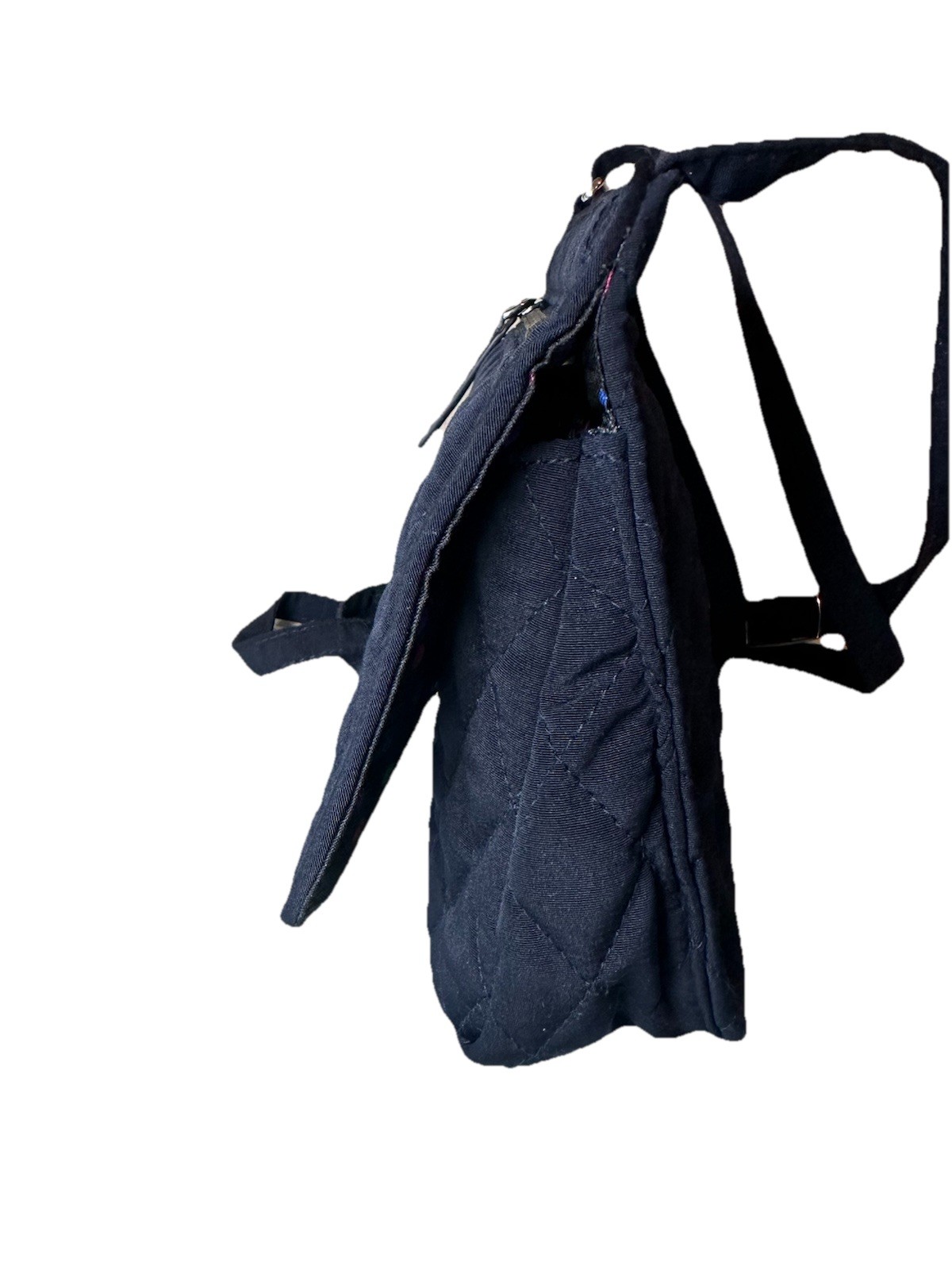 Vera Bradley Denim Moonlight Navy 3-in1 RFID All in One Crossbody Bag Wallet NWT