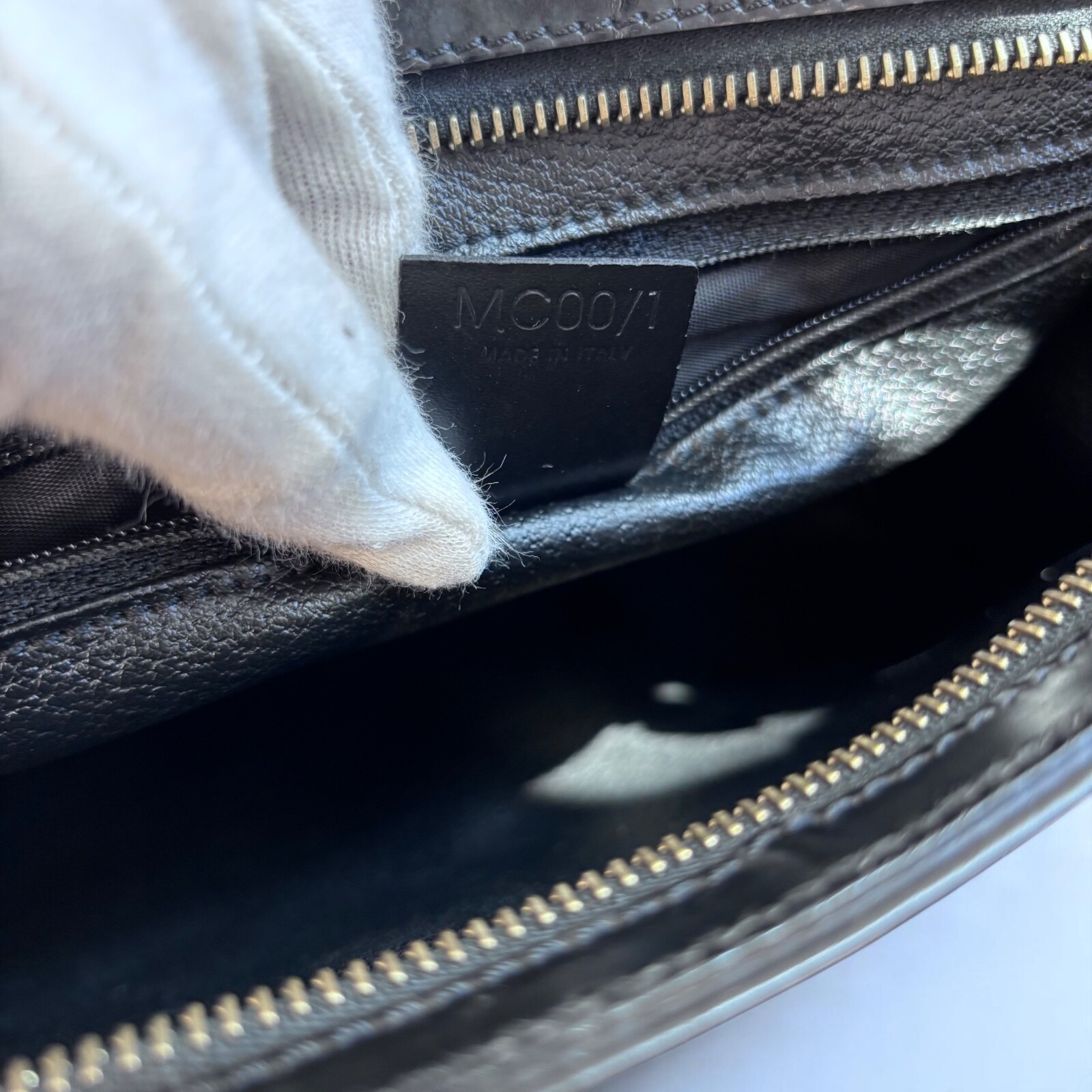 CELINE Clutch Bag Macadam Authentic