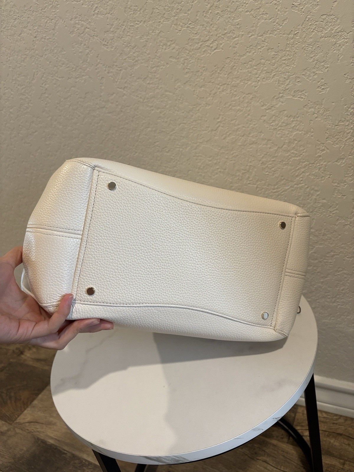 NWT Kate Spade Dumpling Cream Leather Shoulder Bag