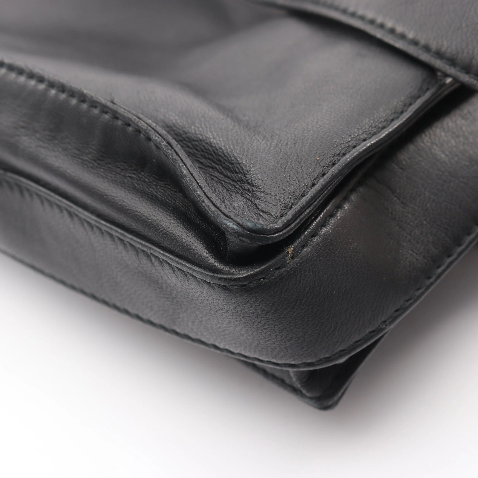 Loewe Shoulder Bag Black Leather #RCB1615