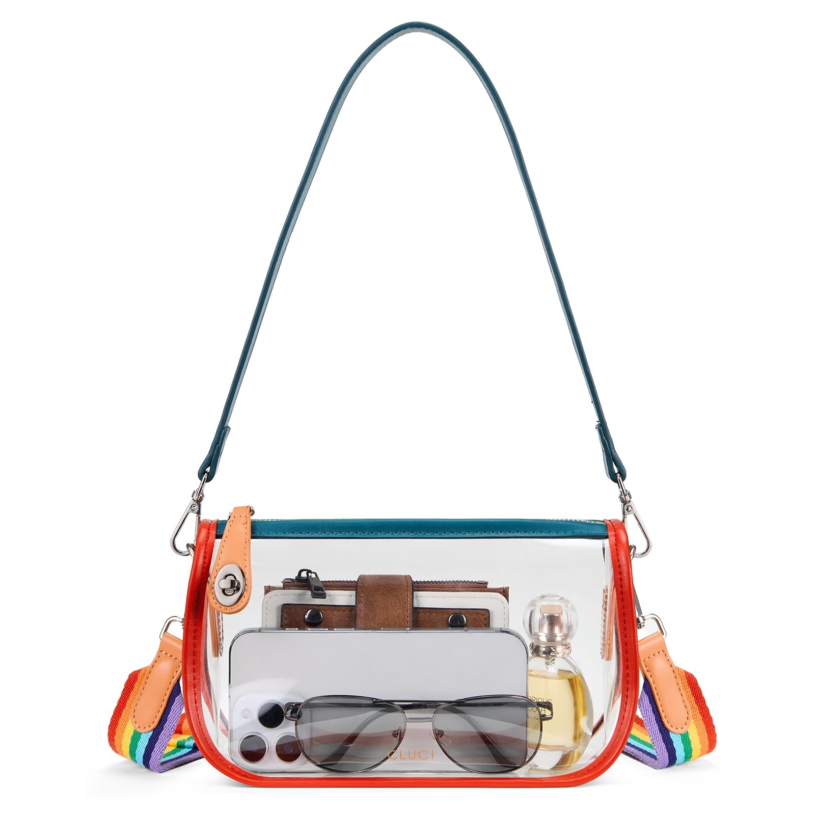 Clear Bag Stadium Events Women Small Crossbody Concerts Sports Festival Travel